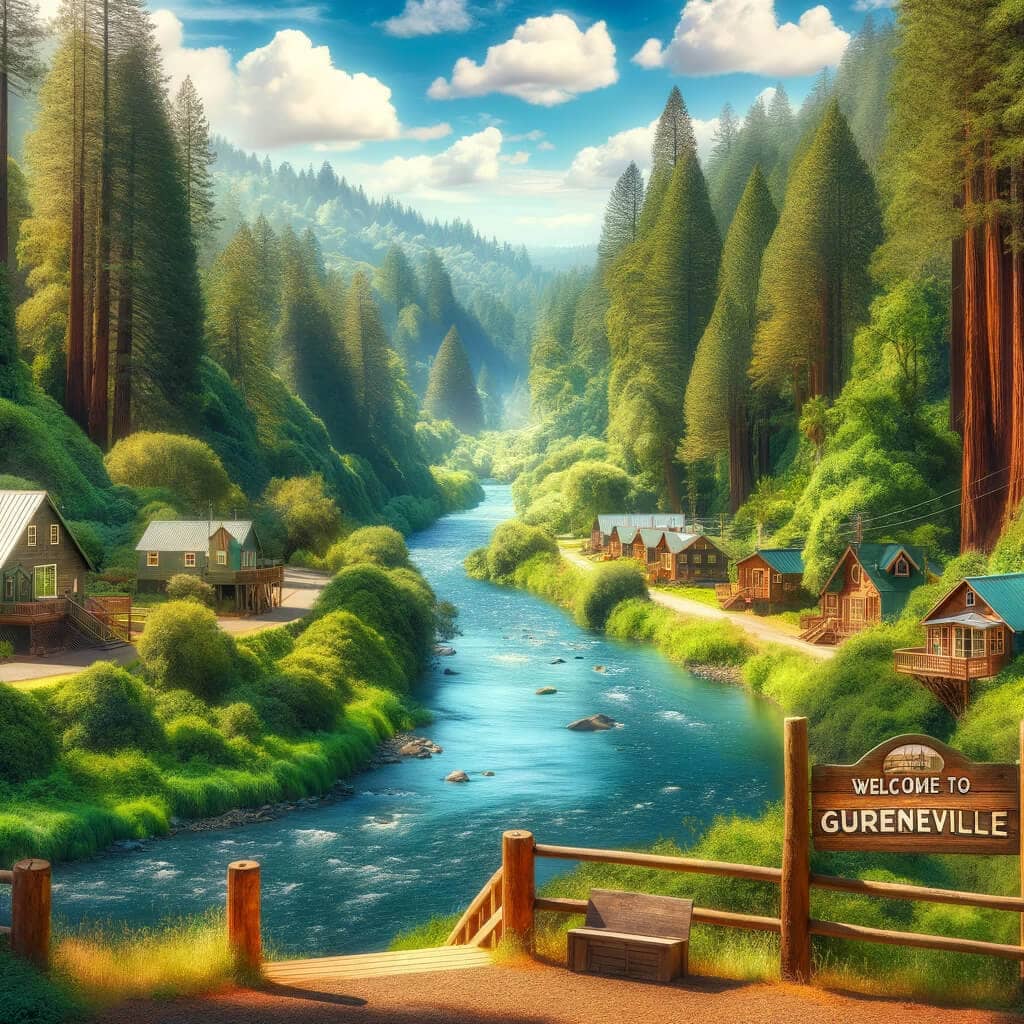 Guerneville, a charming town nestled in California's wine country